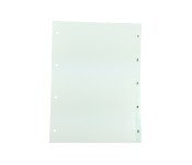 A4 Tabbladen genummerd PP 0.13mm