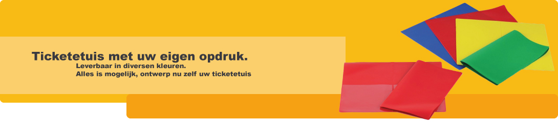 Bedrukte Ticketetuis